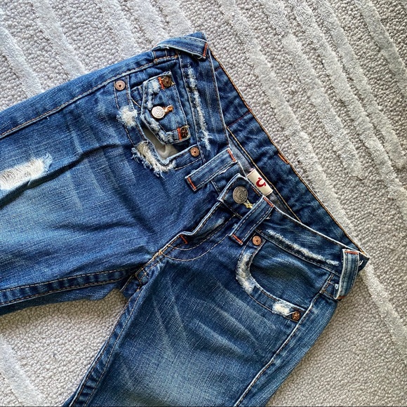 TRUE RELIGION Distressed Jeans - Picture 1 of 6